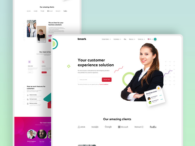 企业业务解决方案网页模板(Corporate Business Solution Web Template)