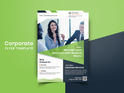企业传单模板-03(Corporate Flyer Template-03)