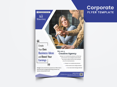 企业传单模板-07(Corporate Flyer Template-07)