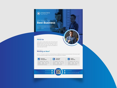 企业传单模板设计(Corporate Flyer Template Design)