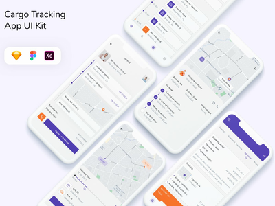 货物跟踪应用程序 UI 套件(Cargo Tracking App UI Kit)