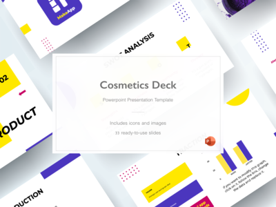 化妆品 - 终极演示模板(Cosmetics - Ultimate Presentation Template)