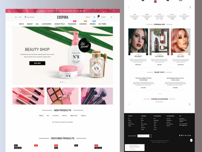 Cospora 电子商务网站模板(Cospora E-commerce web template)