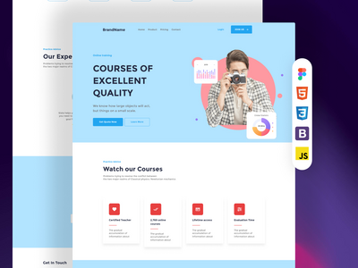 Course Butterfly - figma 课程模板(Course Butterfly - figma course template)