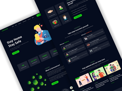 Covidion - Covid 19 医疗网站模板(Covidion - Covid 19 Medical Website Template)