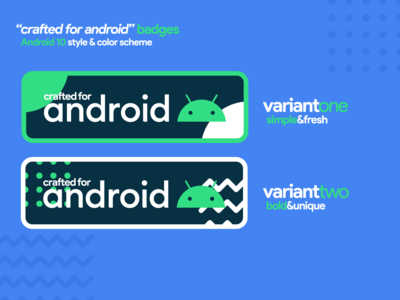 “Crafted for Android”徽章——Android 10 风格(