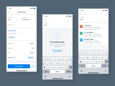 创建发票 UI(Create Invoice UI)