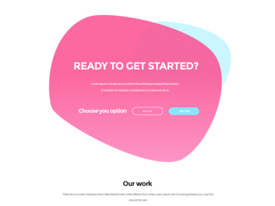 创意机构登陆 ui 套件(Creative agency landing ui kit)