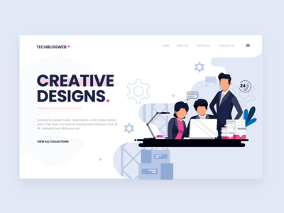 创意设计网页(Creative Design web page)