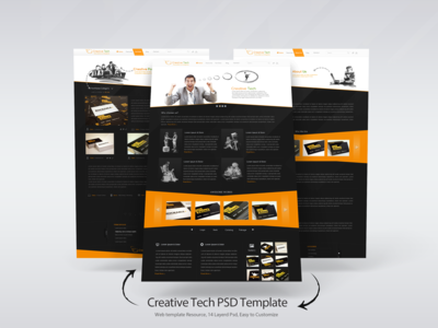 创意网页模板(Creative Web Template)