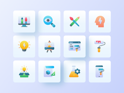 创造性思维图标(Creative Thinking Icon)