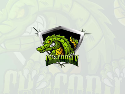 鳄鱼标志设计(Crocodile logo desing)
