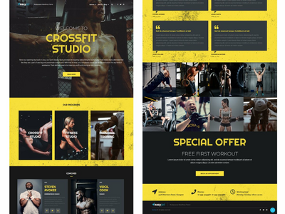 Crossfit 多用途 WordPress 主题(Crossfit Multipurpose WordPress Theme)