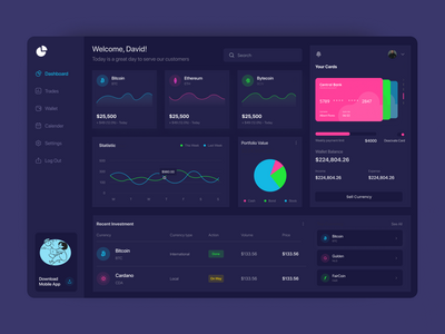 加密货币仪表板(Cryptocurrency Dashboard)