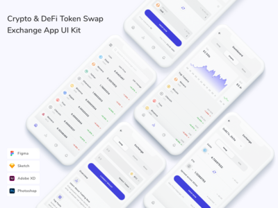 Crypto & DeFi Token Swap Exchange App UI Kit(Crypto & DeFi Token Swap Exchange App UI Kit)