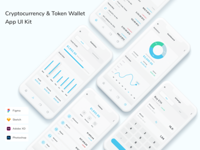 Cryptocurrency & Token Wallet App UI Kit(Cryptocurrency & Token Wallet App UI Kit)
