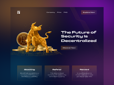 NFT Marketplace - 登陆页面设计(NFT Marketplace - Landing Page Design)