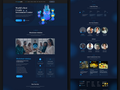 加密货币登陆页面(Cryptocurrency landing page)