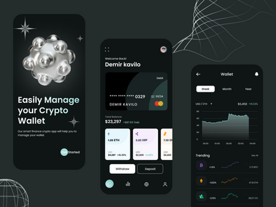 加密货币钱包应用程序设计(Cryptocurrency Wallet App Design)