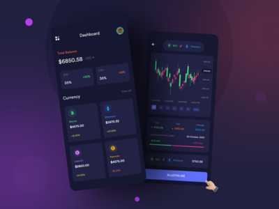 加密移动响应交易仪表板(Crypto Mobile Responsive Trading Dashboard)