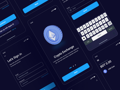 加密交换应用程序(Crypto Exchange  App)