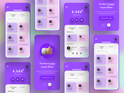 加密钱包应用程序设计(Crypto Wallets App Design)