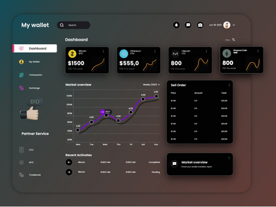 加密钱包仪表板-01(Crypto Wallet Dashboard-01)