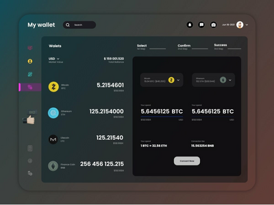 加密钱包仪表板-02(Crypto Wallet Dashboard-02)