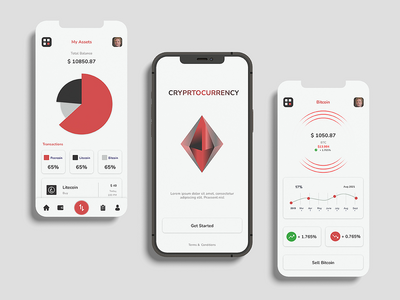 加密钱包移动应用程序设计(Crypto Wallet Mobile App Design)