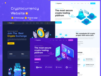 加密货币网站 I 网站设计(cryptocurrency Website I website design)