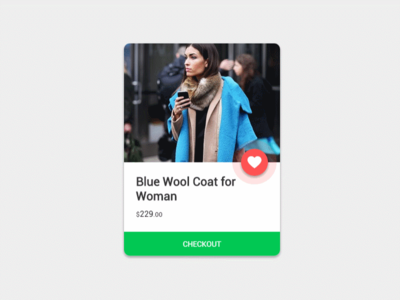 CSS3 // 电商交互素材卡片(CSS3 // E-Commerce Interactive Material Card)