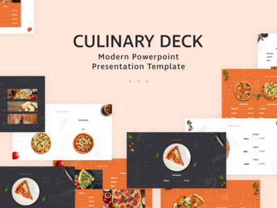 烹饪的PowerPoint演示模板(Culinary PowerPoint Presentation Template)