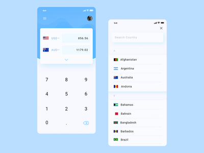 货币转换器界面(Currency converter UI)
