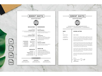 简历简历广告专家简介(CV Resume Advertising Expert Profile)