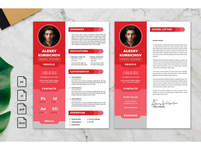 简历 简历 平面设计师 简介 23(CV Resume Graphic Designer Profile 23)