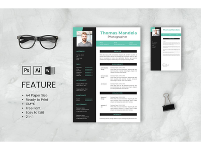 简历 简历 摄影师 简介 7(CV Resume Photographer Profile 7)