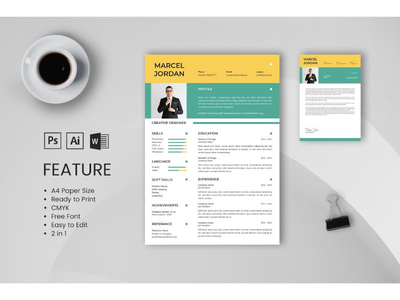 简历简历创意设计师3(CV Resume Creative Designer 3)