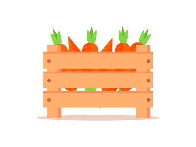 胡萝卜矢量图标(Carrot vector icon)