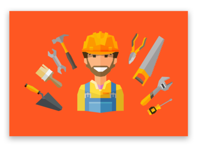 材料设计施工工人(Material Design Construction Worker)