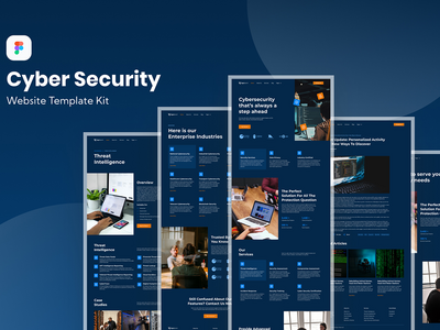 网络安全网站模板(Cyber Security Website Template)