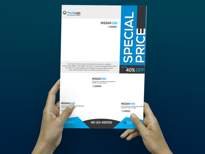 营销销售产品传单/一页传单/信封传单(Marketing Sales product Flyer / one page flyer / Letter Size Flyer)