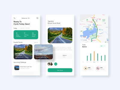 骑行移动应用(Cycling mobile app)