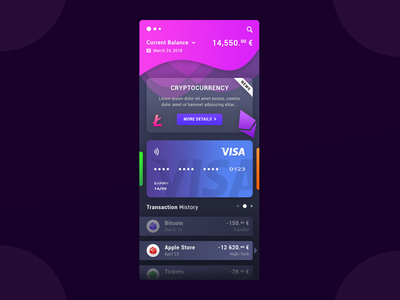 加密货币移动应用程序设计(Cryptocurrency Mobile App Design)