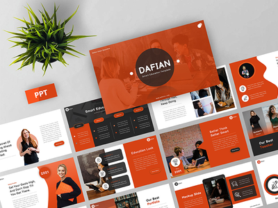 Dafian - 智能教育的PowerPoint模板(Dafian - Smart Education PowerPoint Template)