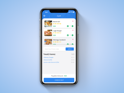 购物车页面(Cart page)
