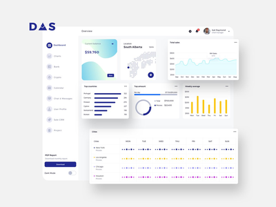 DAS 财务仪表板 Ui Light - FP(DAS Finance Dashboard Ui Light - FP)