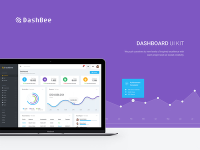 DashBee - 仪表板 UI 套件(DashBee - Dashboard UI Kit)