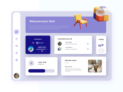 智能家居仪表板(Smart Home Dashboard)