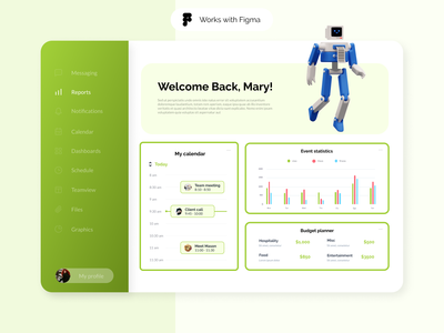 Figma 的事件管理仪表板(Event Management Dashboard for Figma)