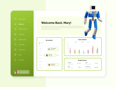 活动策划仪表板(Event Planning Dashboard)